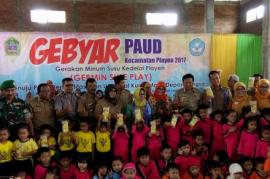 Gebyar Paud Kecamatan Playen di desa Ngleri