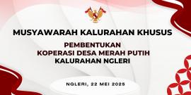 Musyawarah Kalurahan Khusus (Muskalsus) Pembentukan Koperasi Desa Merah Putih Kalurahan Ngleri